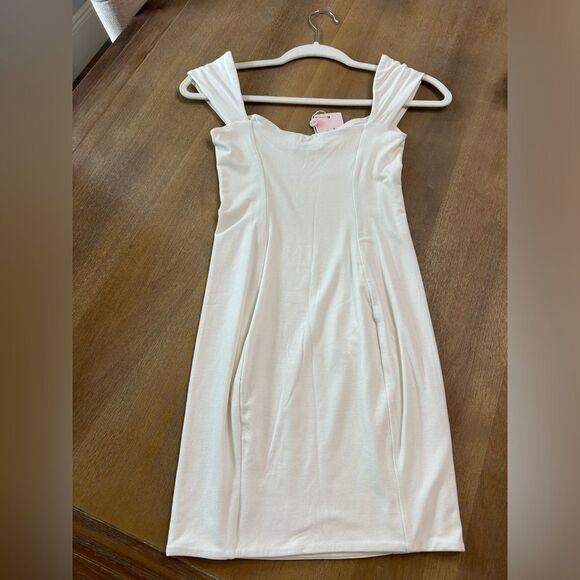 Brand New oh Polly white mini dress- NWT - Picture 6 of 9